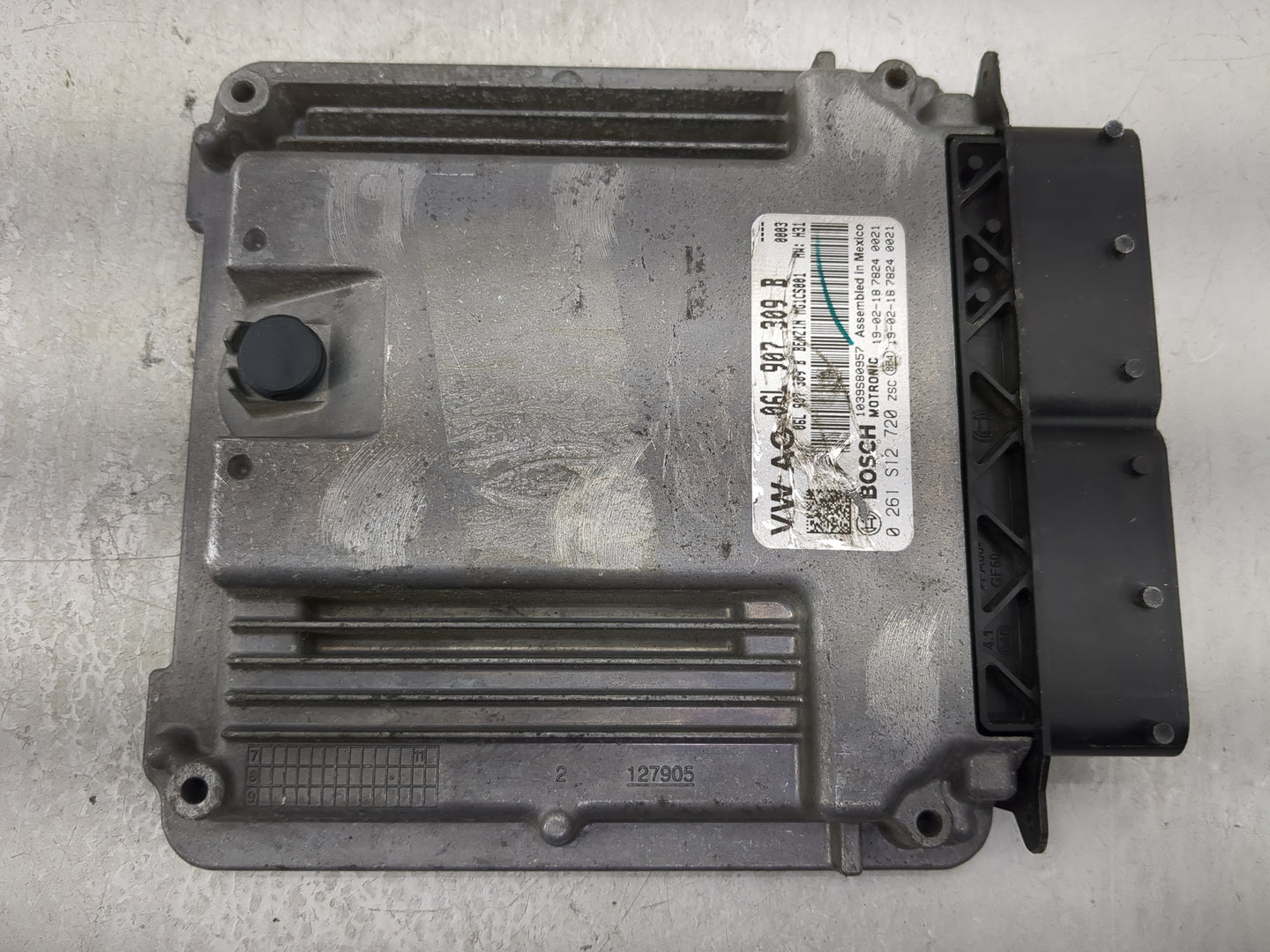 2018-2020 Volkswagen Tiguan PCM Engine Control Computer ECU ECM PCU OEM P/N:06L 907 309 B 0 261 S12 720 Fits Fits 2018 2019 