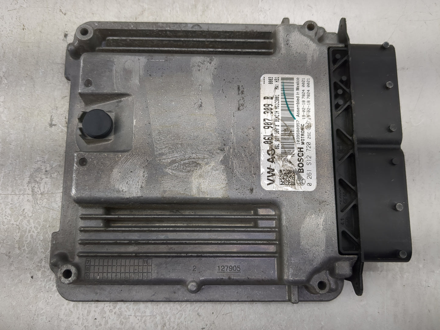 2018-2020 Volkswagen Tiguan PCM Engine Control Computer ECU ECM PCU OEM P/N:06L 907 309 B 0 261 S12 720 Fits Fits 2018 2019 
