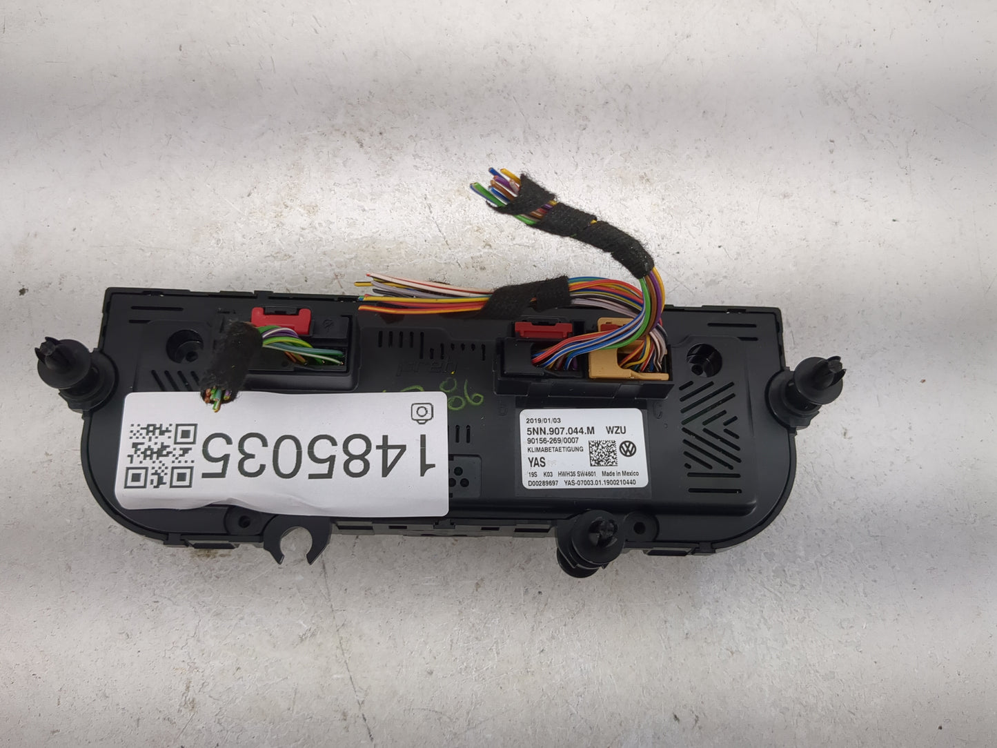 2018-2020 Volkswagen Tiguan Climate Control Module Temperature AC/Heater Replacement P/N:5NN.907.044.M 5NN907044M Fits OEM U