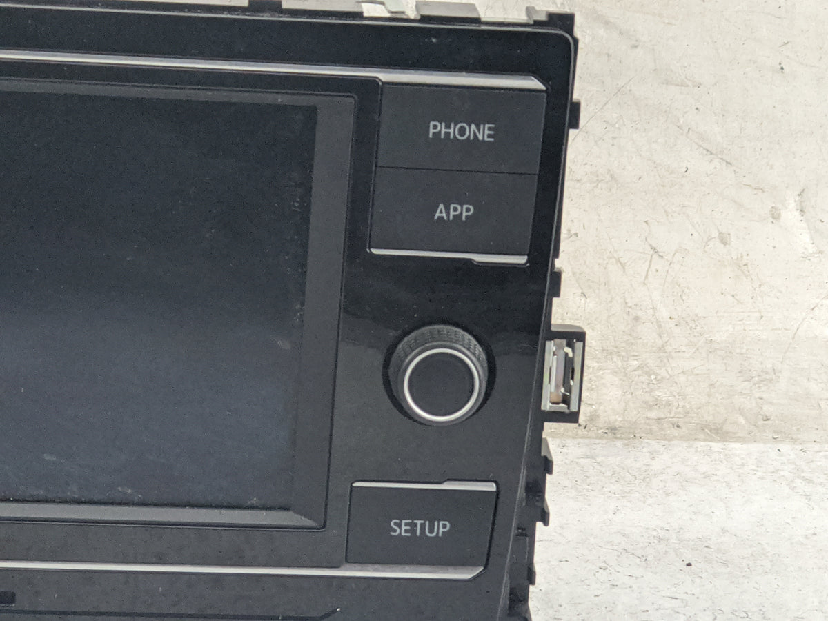 2018-2020 Volkswagen Tiguan Radio AM FM Cd Player Receiver Replacement P/N:5G6035868 L62VW2 Fits Fits 2018 2019 2020 OEM Use