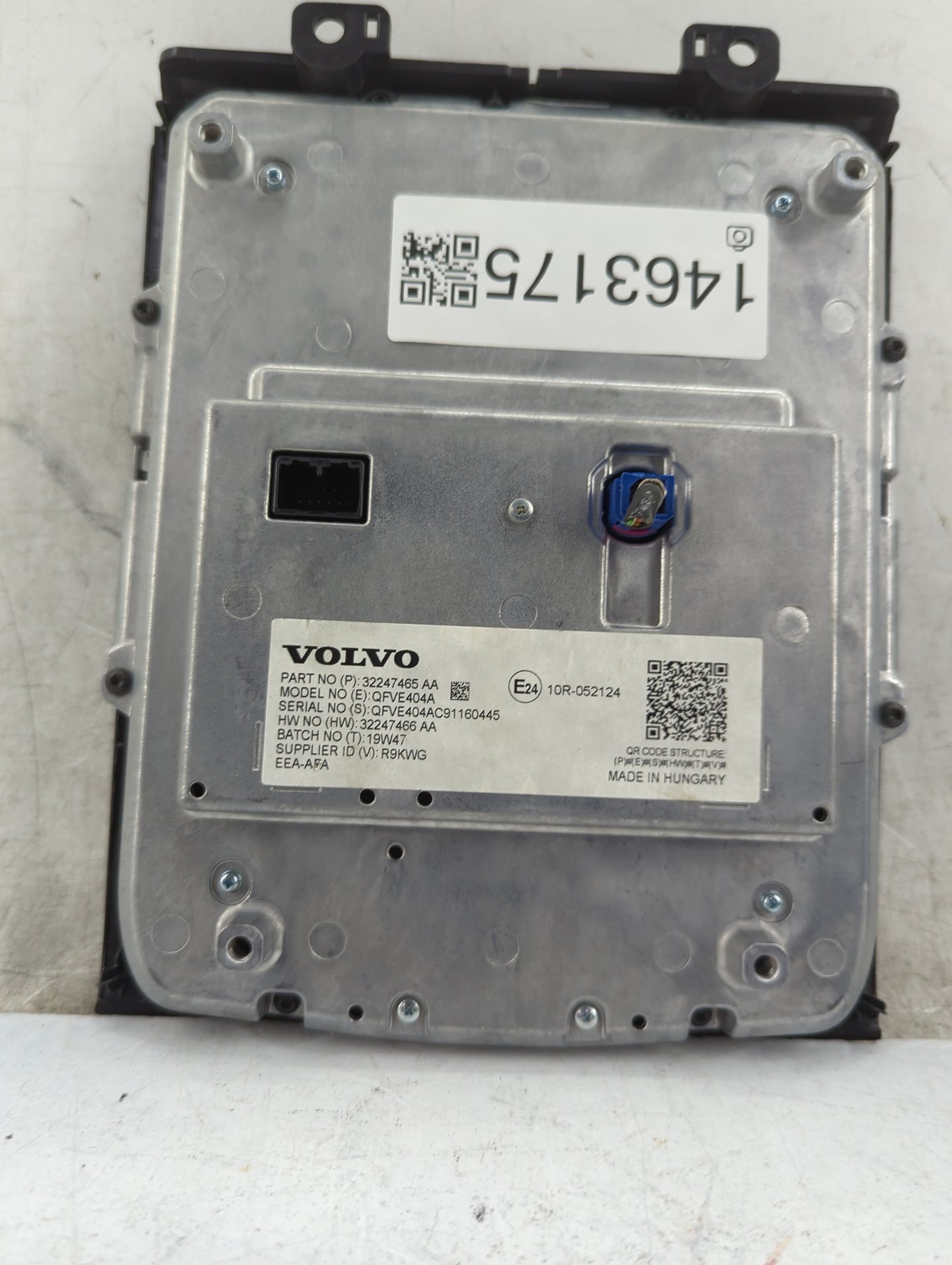2019-2020 Volvo S60 Information Display Screen - Oemusedautoparts1.com