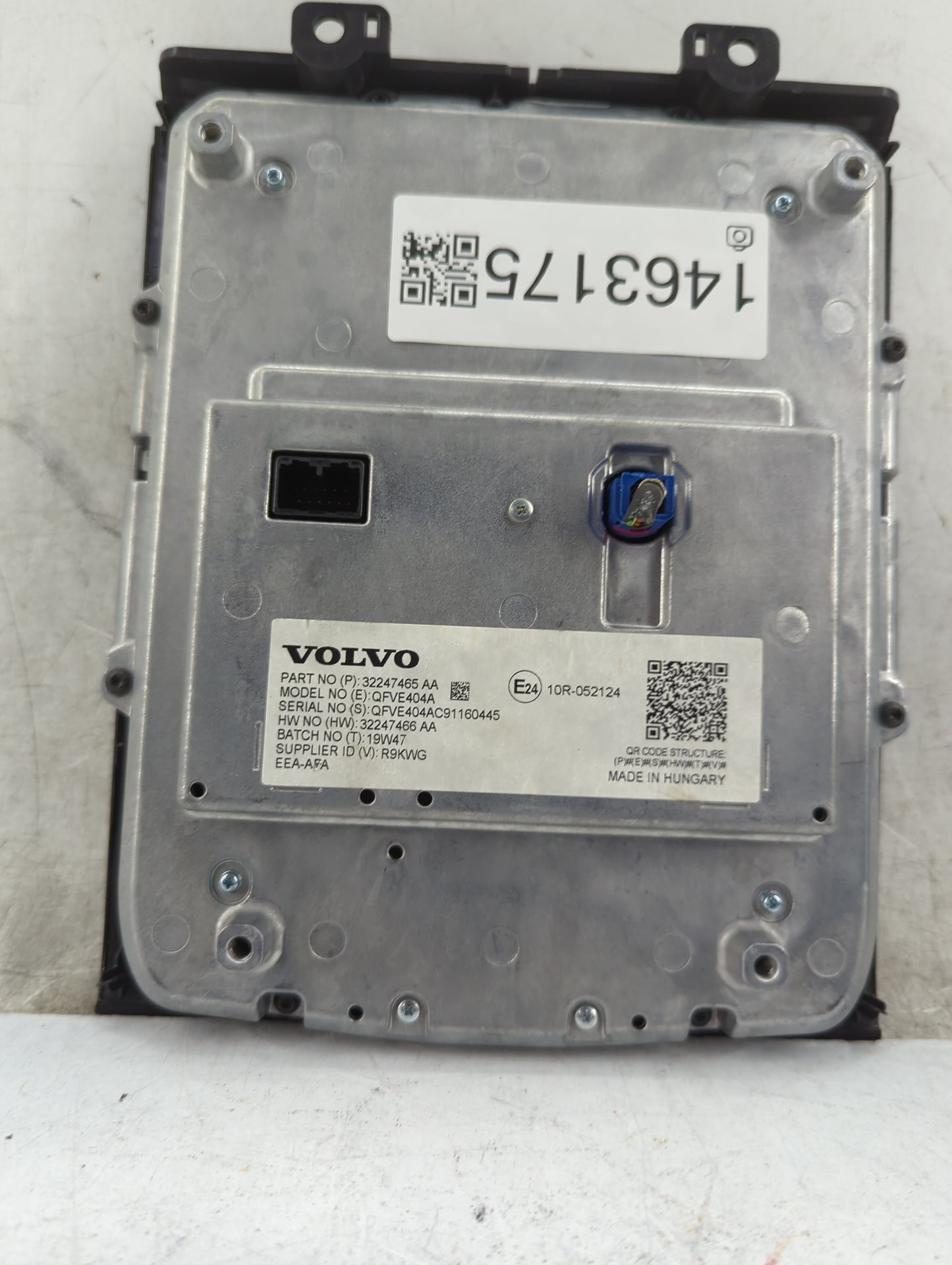 2019-2020 Volvo S60 Information Display Screen - Oemusedautoparts1.com