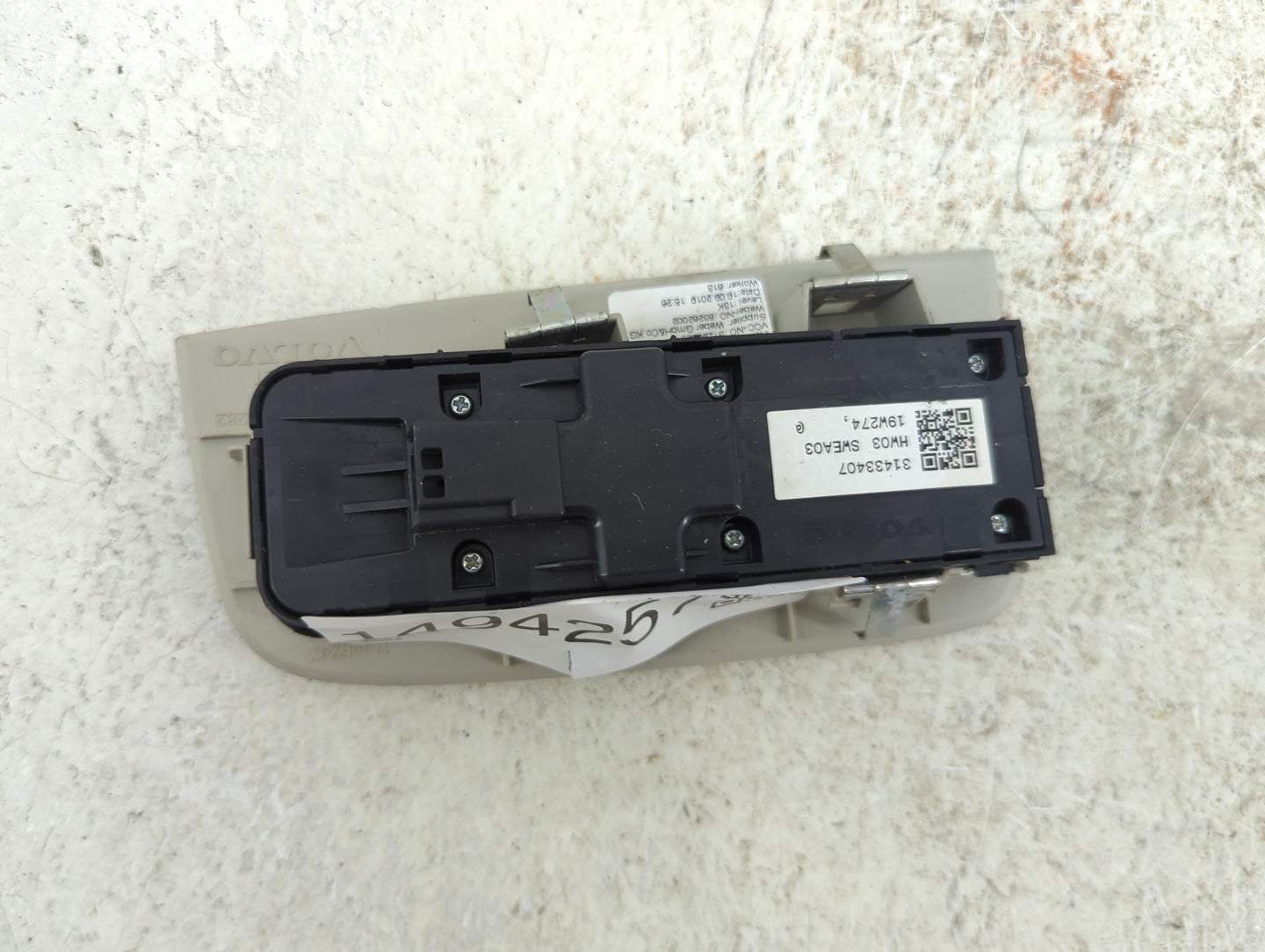 2019-2020 Volvo S60 Master Power Window Switch Replacement Driver Side Left P/N:31433407 HW03 SWEA03 Fits Fits 2018 2019 202