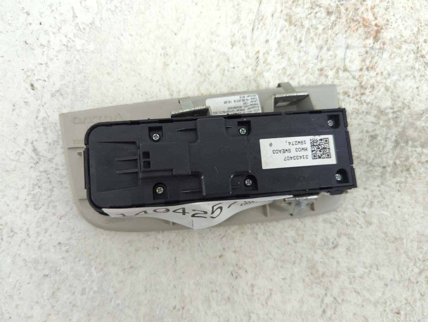 2019-2020 Volvo S60 Master Power Window Switch Replacement Driver Side Left P/N:31433407 HW03 SWEA03 Fits Fits 2018 2019 202
