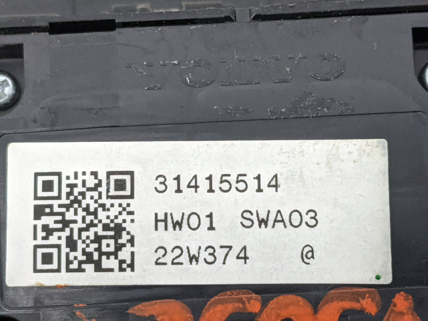 2018-2020 Volvo S90 Master Power Window Switch Replacement Driver Side Left P/N:31415514 Fits Fits 2018 2019 2020 OEM Used A