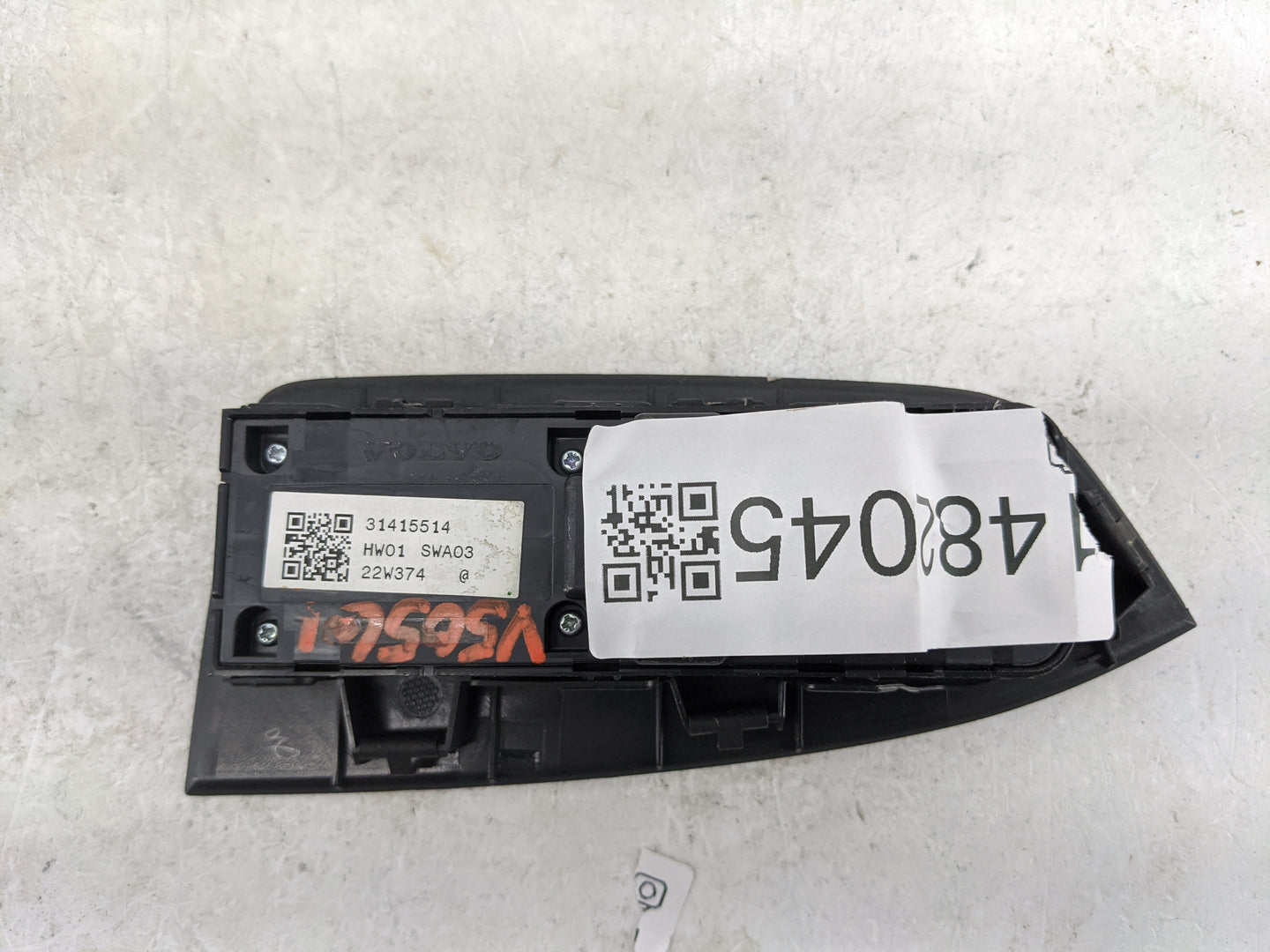 2018-2020 Volvo S90 Master Power Window Switch Replacement Driver Side Left P/N:31415514 Fits Fits 2018 2019 2020 OEM Used A