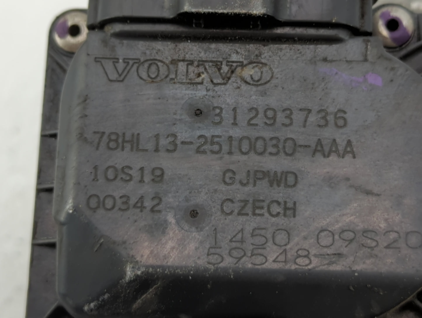 2015-2021 Volvo Xc60 Throttle Body P/N:78HL13-2510030-AAA 31465575, 31293736 Fits Fits 2015 2016 2017 2018 2019 2020 2021 OE