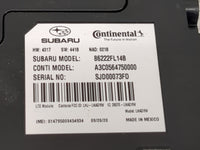 2020 Impreza Radio AM FM Cd Player Receiver Replacement Fits Fits 2021 2022 OEM Used Auto Parts - Oemusedautoparts1.com