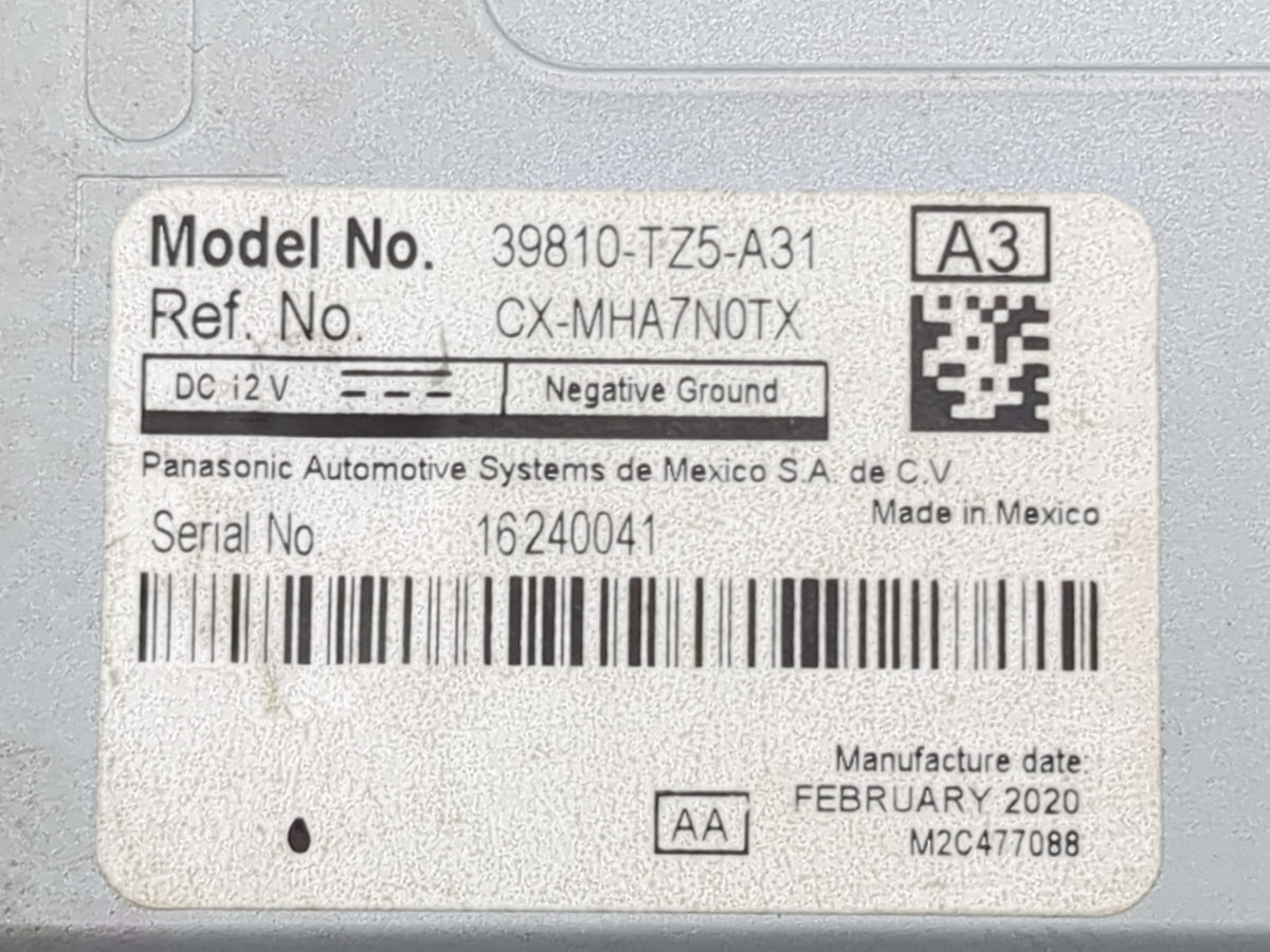 2020-2020 Acura Mdx Information Display Screen - Oemusedautoparts1.com