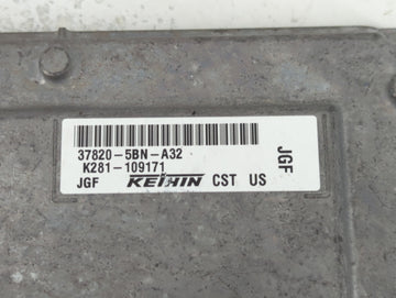 2020 Acura Mdx PCM Engine Control Computer ECU ECM PCU OEM P/N:K281-109171 37820-5BN-A32 Fits OEM Used Auto Parts