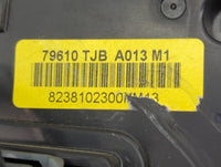2020 Acura Rdx Climate Control Module Temperature AC/Heater Replacement P/N:79610-TJB-A013-M1 8238102300 Fits OEM Used Auto 