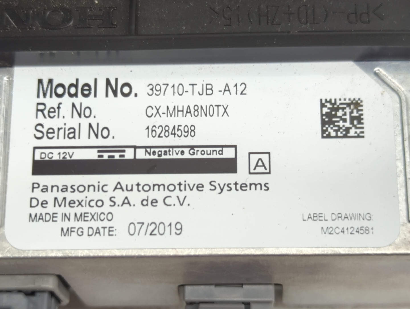2020 Acura Rdx Information Display Screen - Oemusedautoparts1.com