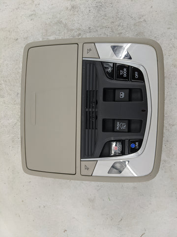 2019-2022 Acura Rdx Overhead Console W/rear Climate Control Tan - Oemusedautoparts1.com