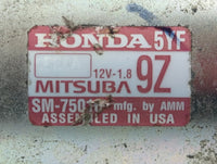 2019-2022 Acura Rdx Car Starter Motor Solenoid OEM P/N:SM-75010 Fits Fits 2019 2020 2021 2022 OEM Used Auto Parts - Oemuseda