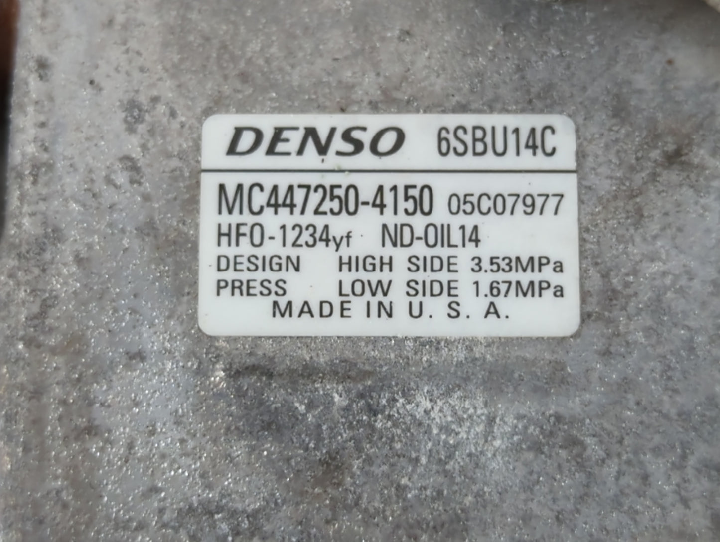 2019-2022 Acura Rdx Air Conditioning A/c Ac Compressor Oem - Oemusedautoparts1.com