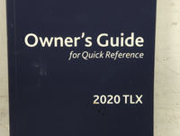 2020 Acura Tlx Owners Manual Book Guide OEM Used Auto Parts - Oemusedautoparts1.com