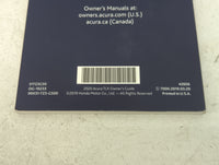 2020 Acura Tlx Owners Manual Book Guide OEM Used Auto Parts - Oemusedautoparts1.com