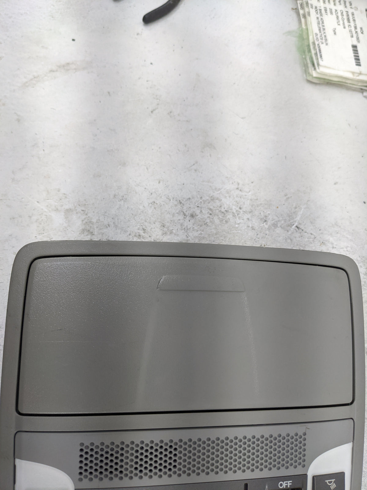 2015-2020 Acura Tlx Overhead Console W/rear Climate Control Gray - Oemusedautoparts1.com