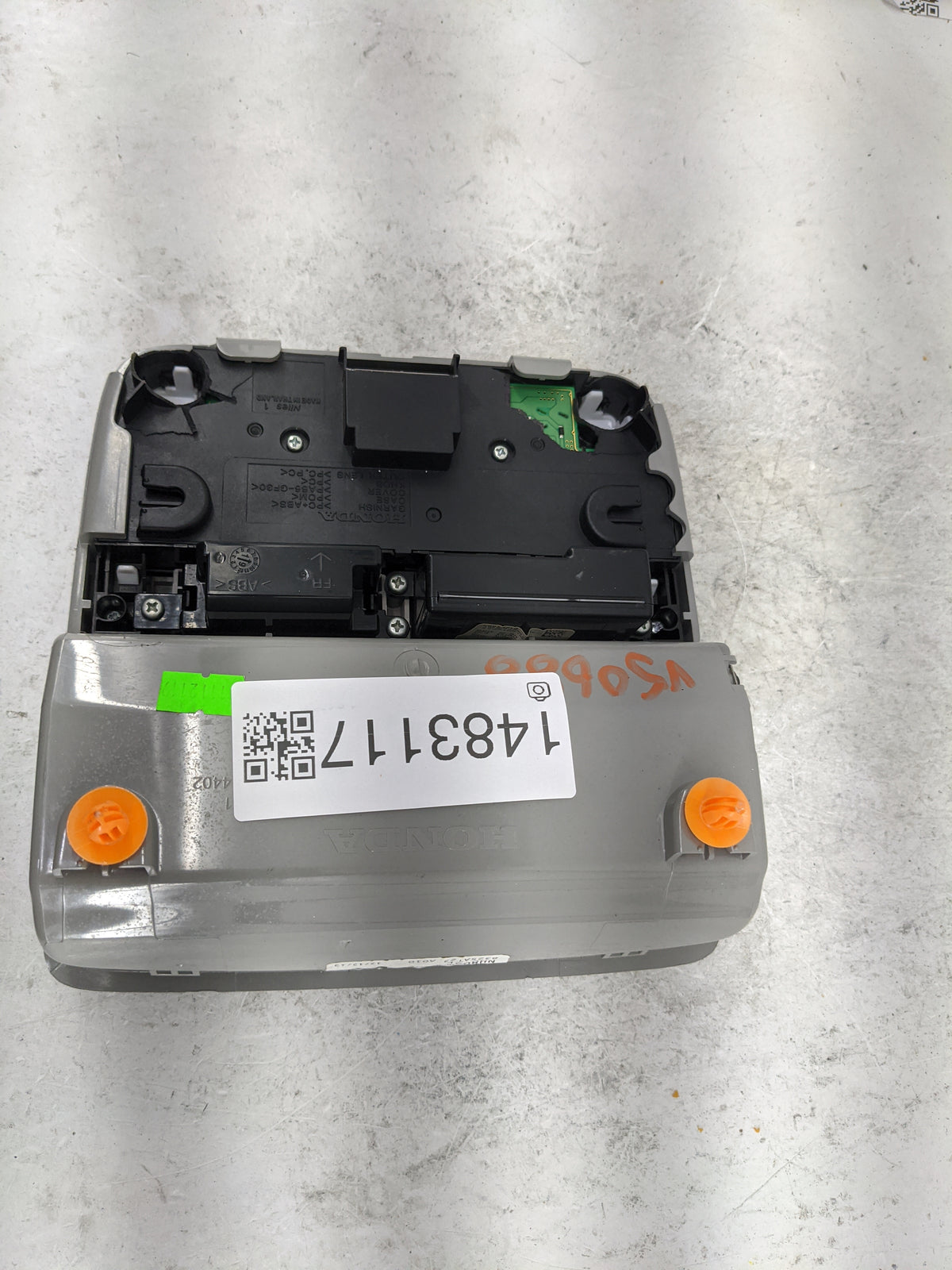 2015-2020 Acura Tlx Overhead Console W/rear Climate Control Gray - Oemusedautoparts1.com