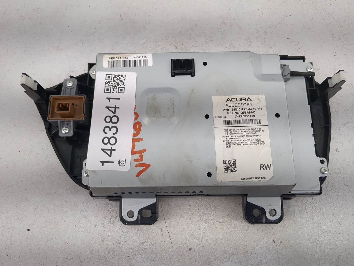 2019-2020 Acura Tlx Information Display Screen 1483841 - Oemusedautoparts1.com