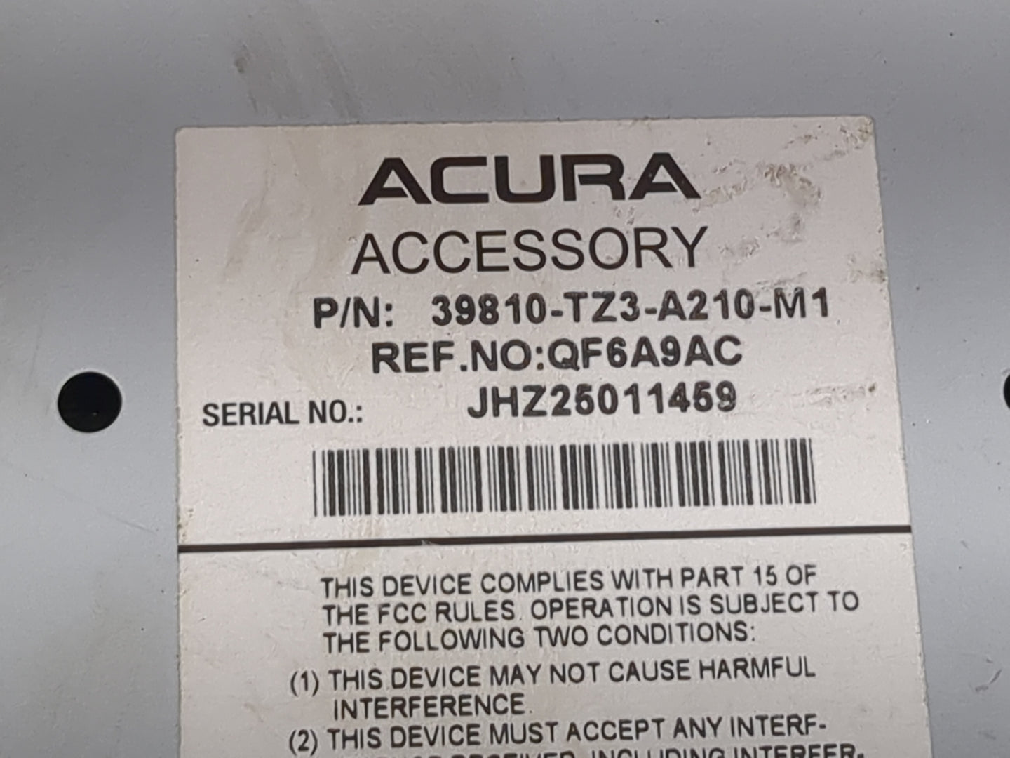 2019-2020 Acura Tlx Information Display Screen 1483841 - Oemusedautoparts1.com