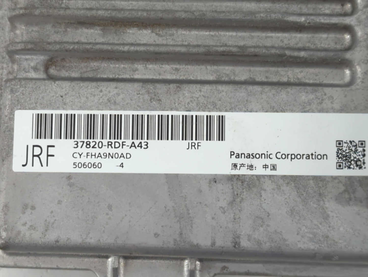 2019-2020 Acura Tlx PCM Engine Control Computer ECU ECM PCU OEM P/N:37820-RDF-A43 Fits Fits 2019 2020 OEM Used Auto Parts - 