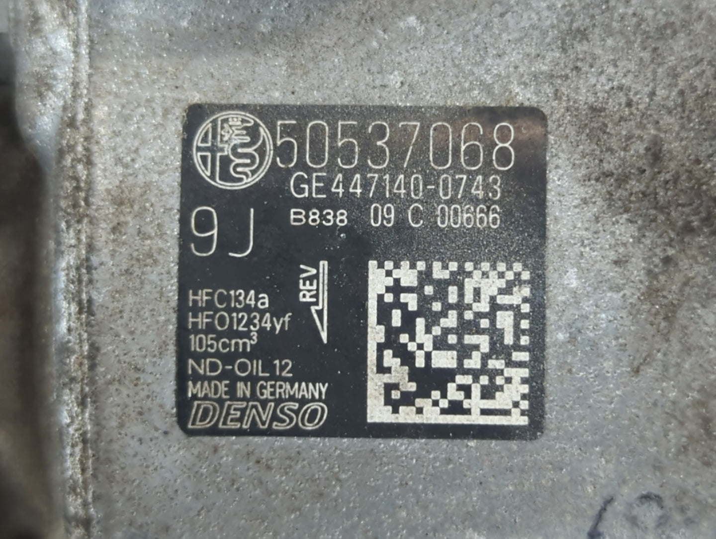 2017-2017 Alfa Romeo Giulia Air Conditioning A/c Ac Compressor Oem - Oemusedautoparts1.com