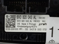 2020 Audi A3 Climate Control Module Temperature AC/Heater Replacement P/N:8V0 820 043 AL Fits OEM Used Auto Parts - Oemuseda