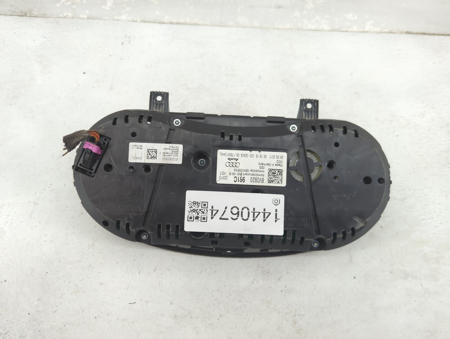 2020 Audi A3 Instrument Cluster Speedometer Gauges P/N:8V0920 Fits OEM Used Auto Parts - Oemusedautoparts1.com