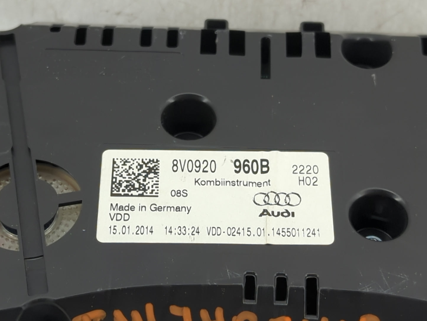 2020 Audi A3 Instrument Cluster Speedometer Gauges P/N:8V0920 960B Miles: Fits OEM Used Auto Parts - Oemusedautoparts1.com
