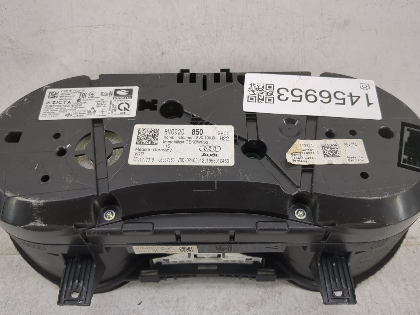 2020 Audi A3 Instrument Cluster Speedometer Gauges P/N:8V0920850 8V0920850H22 Miles:57K Fits OEM Used Auto Parts - Oemusedau
