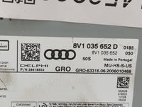 2020 Audi A3 Radio AM FM Cd Player Receiver Replacement P/N:8V1 035 652 D Fits OEM Used Auto Parts - Oemusedautoparts1.com