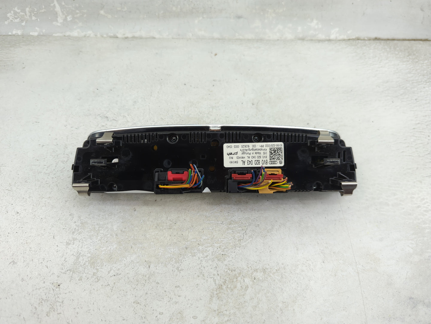 2020 Audi A3 Climate Control Module Temperature AC/Heater Replacement P/N:8V0 820 043 AL Fits OEM Used Auto Parts - Oemuseda
