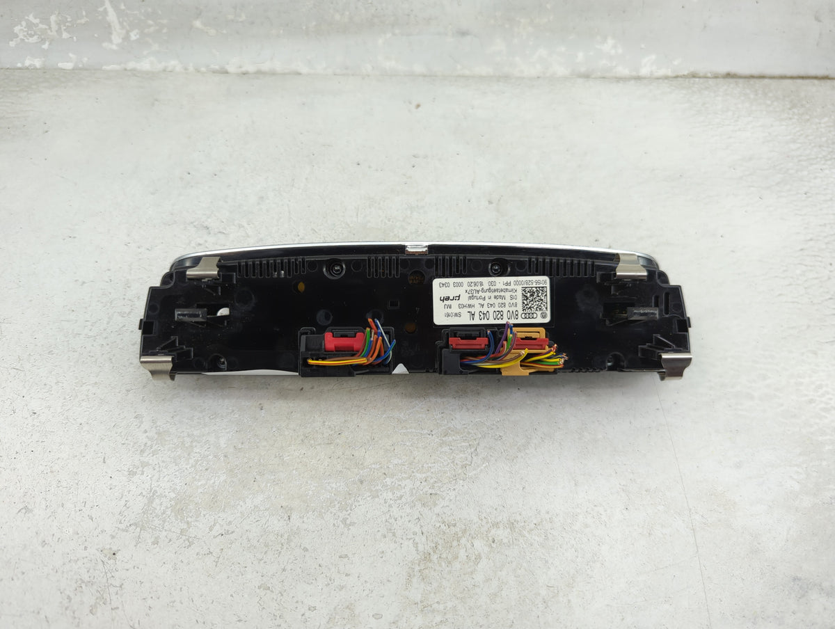 2020 Audi A3 Climate Control Module Temperature AC/Heater Replacement P/N:8V0 820 043 AL Fits OEM Used Auto Parts - Oemuseda