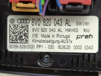 2020 Audi A3 Climate Control Module Temperature AC/Heater Replacement P/N:8V0 820 043 AL Fits OEM Used Auto Parts - Oemuseda