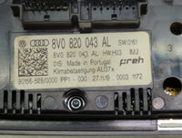 2020 Audi A3 Climate Control Module Temperature AC/Heater Replacement P/N:8V0820043AL Fits OEM Used Auto Parts - Oemusedauto