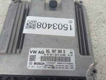 2017-2018 Audi A3 PCM Engine Control Computer ECU ECM PCU OEM P/N:06L907309B 0261S12720 Fits Fits 2017 2018 OEM Used Auto Parts