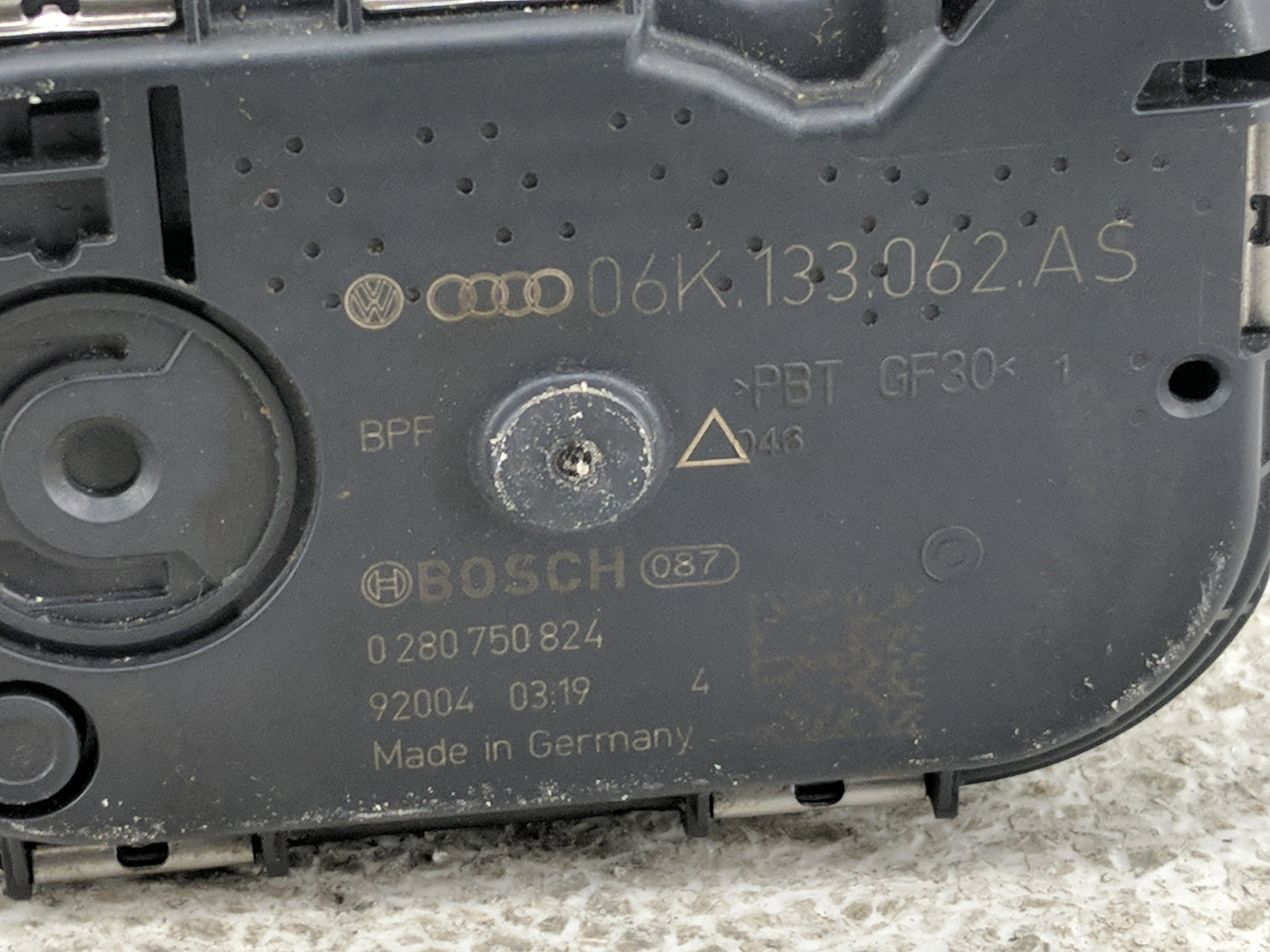 2017-2020 Audi A4 Throttle Body P/N:0 280 750 824 Fits Fits 2017 2018 2019 2020 2021 2022 OEM Used Auto Parts - Oemusedautop