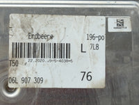 2020-2021 Audi A4 PCM Engine Control Computer ECU ECM PCU OEM P/N:06L 907 309 Fits Fits 2020 2021 OEM Used Auto Parts - Oemu