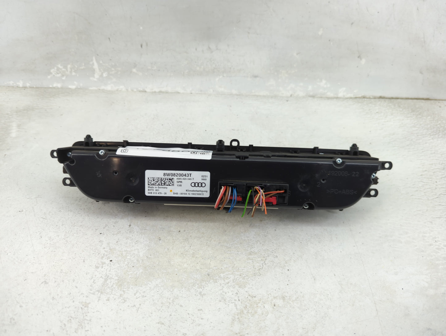 2020 Audi A5 Climate Control Module Temperature AC/Heater Replacement P/N:8W0820043T Fits OEM Used Auto Parts - Oemusedautop