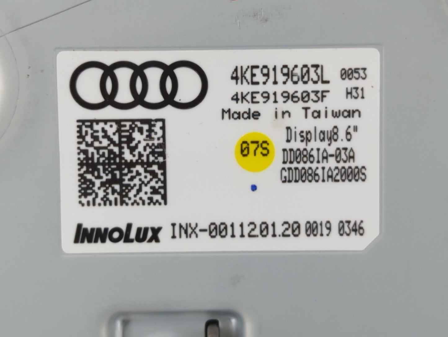2020 Audi E-Tron Sportback Climate Control Module Temperature AC/Heater Replacement P/N:4KE919603F 4KE919603L Fits OEM Used 