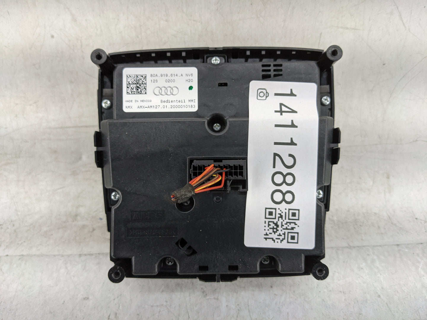 2020 Audi Q5 Radio AM FM Cd Player Receiver Replacement P/N:80A 919 614 A Fits OEM Used Auto Parts - Oemusedautoparts1.com
