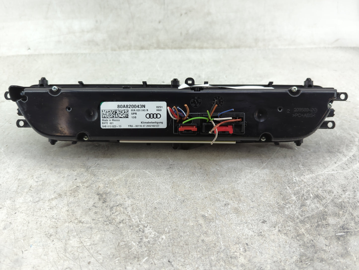 2018-2020 Audi Sq5 Climate Control Module Temperature AC/Heater Replacement P/N:80A820043N Fits Fits 2017 2018 2019 2020 OEM