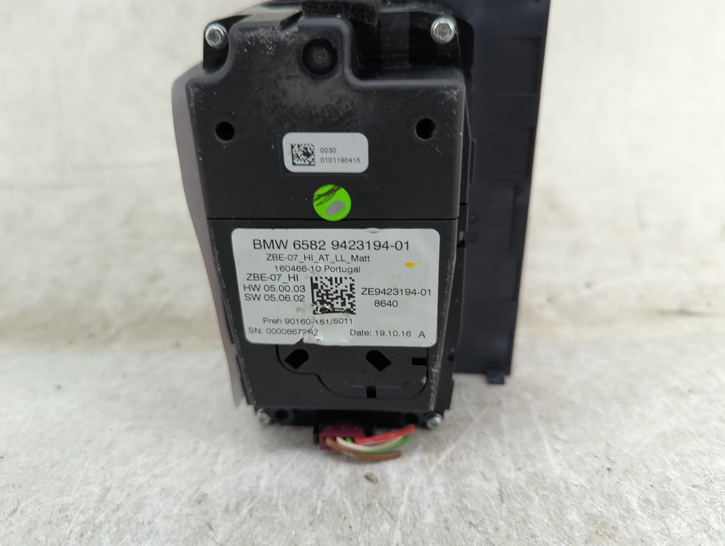 2020 Bmw 330i Radio AM FM Cd Player Receiver Replacement P/N:65829423194 6582 9423194-01, ZE9423194-01 Fits OEM Used Auto Pa
