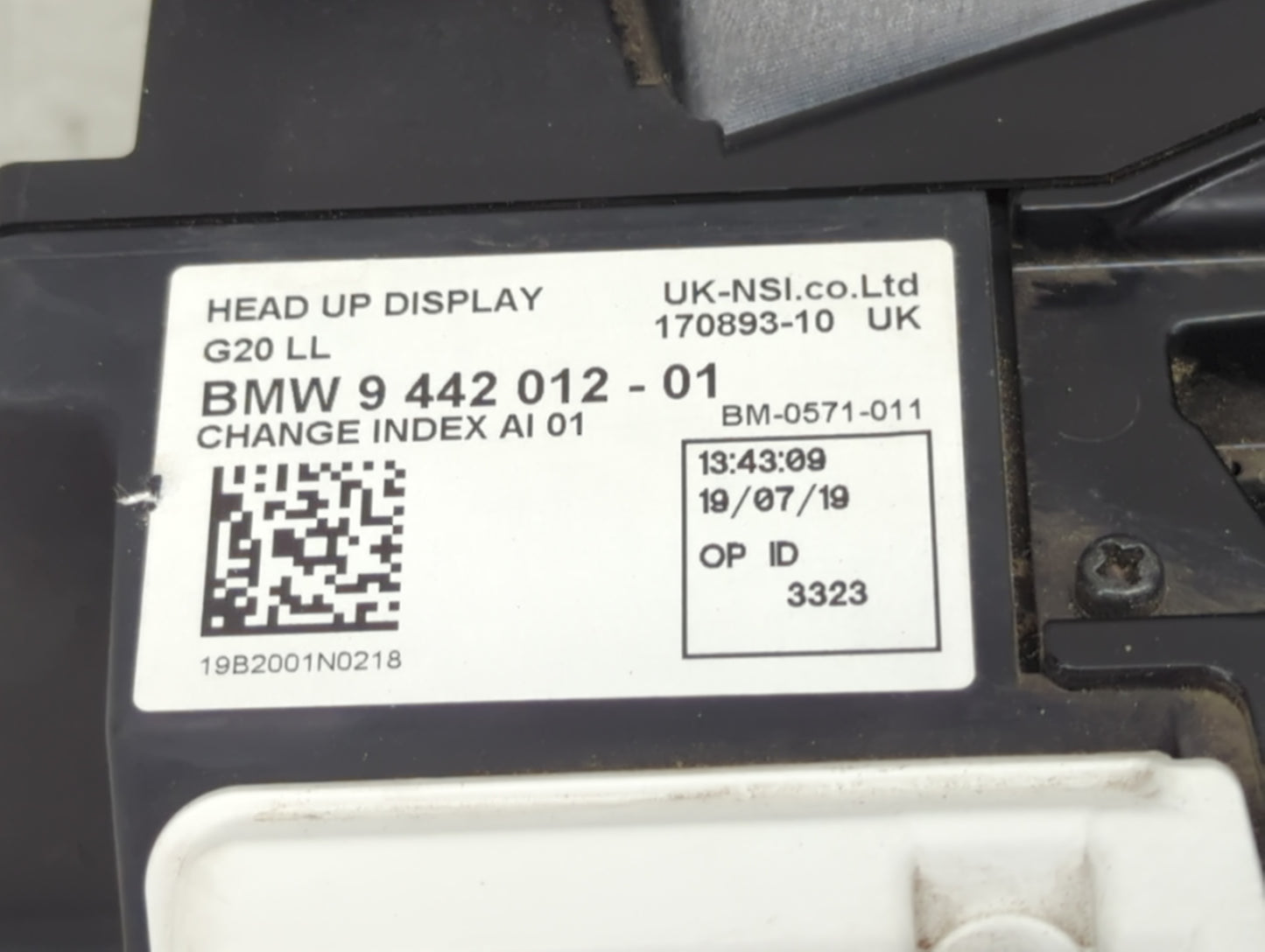 2019-2020 Bmw 330i Information Display Screen - Oemusedautoparts1.com