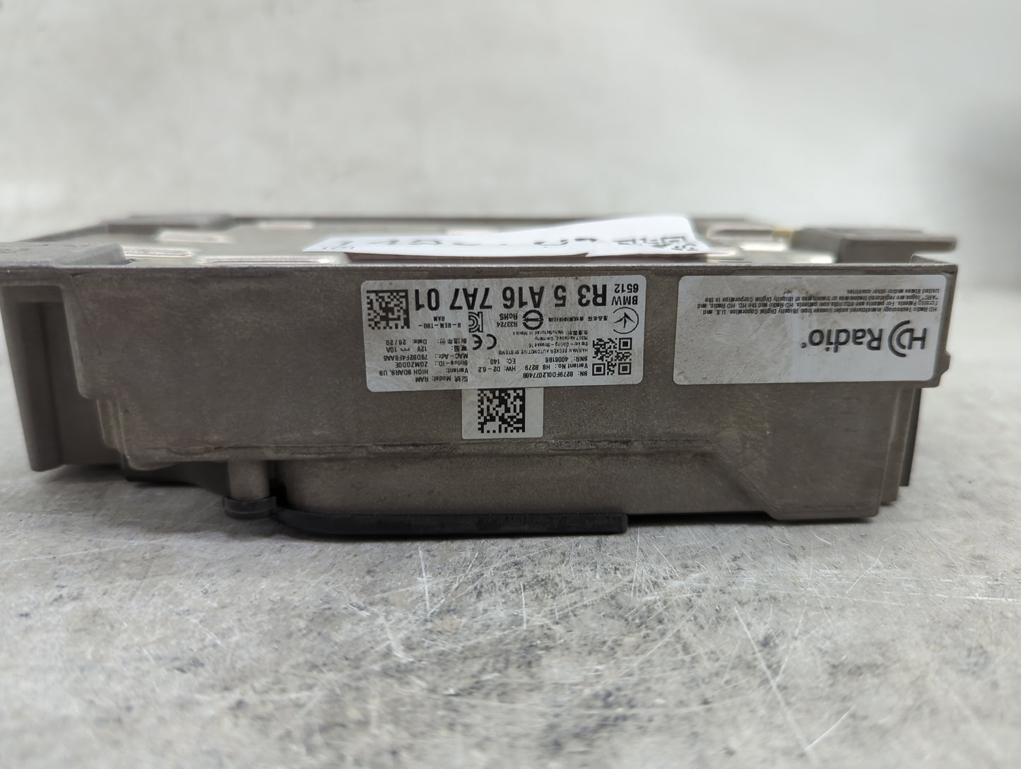 2020 Bmw 330i Radio AM FM Cd Player Receiver Replacement P/N:R3 5 A16 7A7 01 B279FD0L2077468, 4006186, HB B279 Fits OEM Used