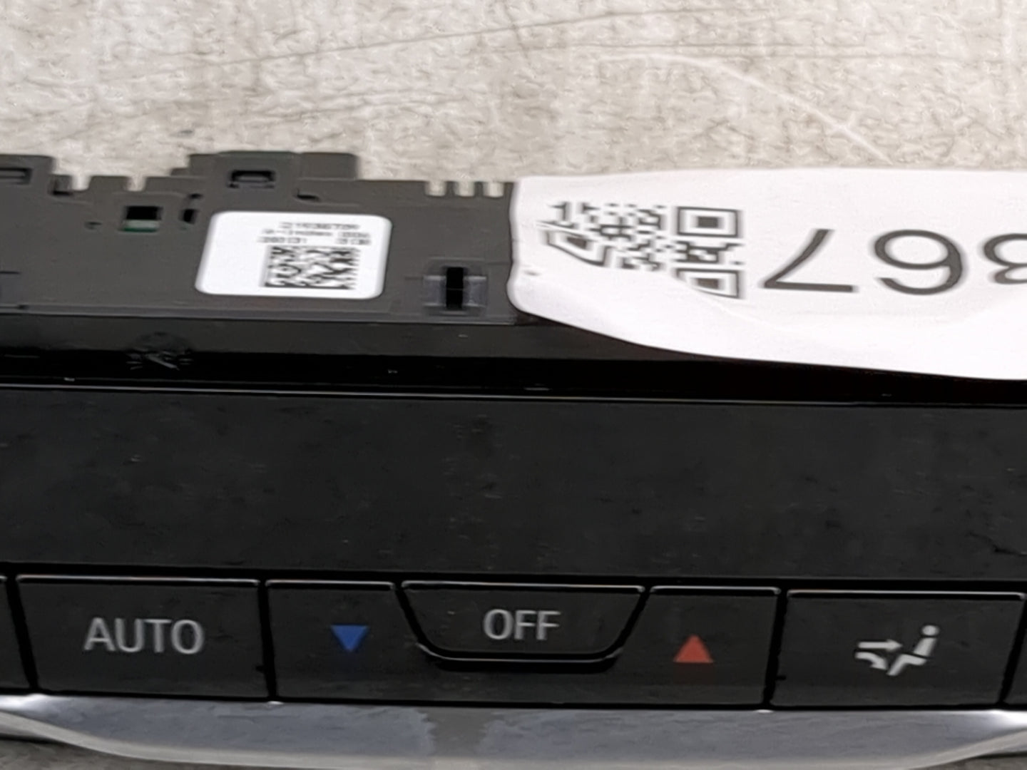 2020 Bmw 330i Climate Control Module Temperature AC/Heater Replacement P/N:9493012-03 5HB013512-08, 21938709 Fits OEM Used A