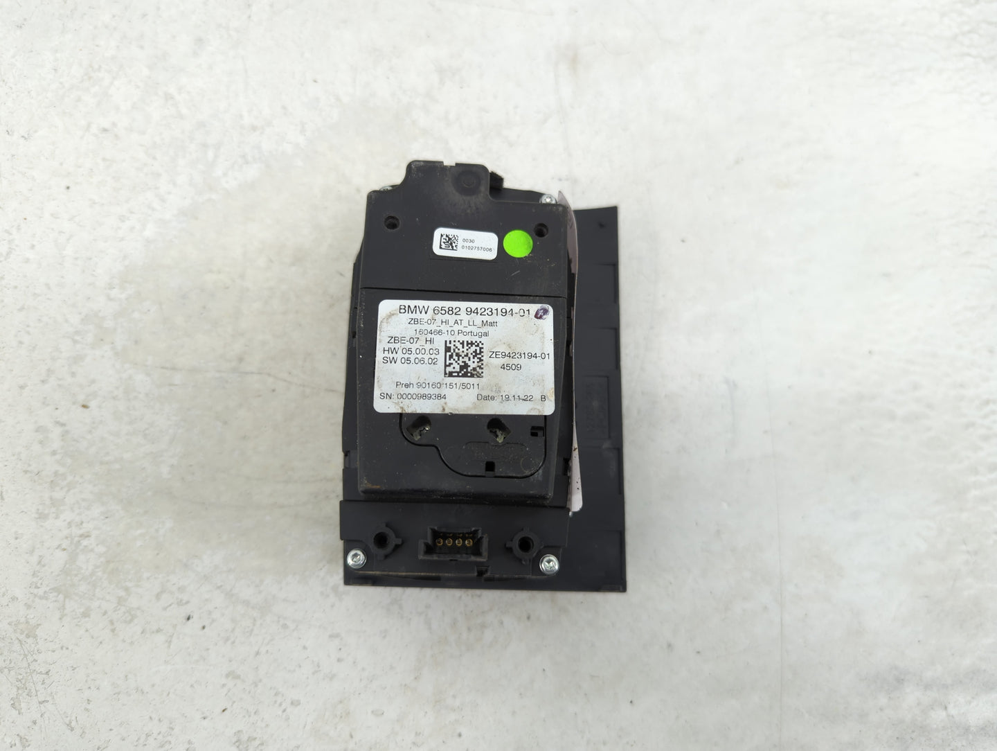 2020 Bmw 340i Radio AM FM Cd Player Receiver Replacement P/N:ZE9423194-01 9423194-01, 6582 Fits Fits 2019 2021 OEM Used Auto