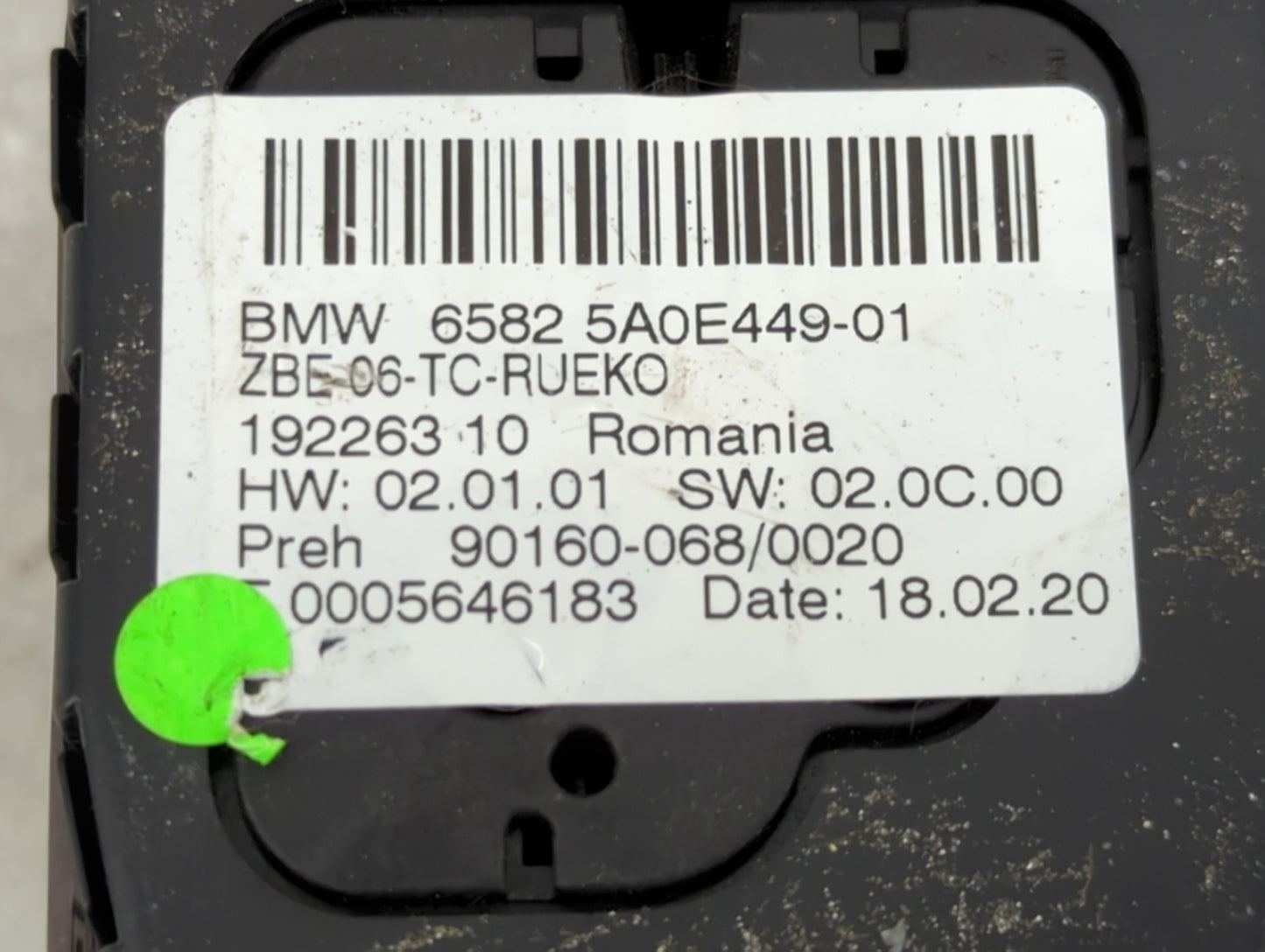 2017-2020 Bmw 430i Radio AM FM Cd Player Receiver Replacement P/N:65825A0E449-01 ZBE-06-TC-RUEKO Fits OEM Used Auto Parts - 