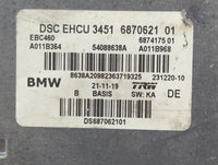 2018-2020 Bmw 530 ABS Pump Control Module Replacement P/N:3451 6870621 01 EBC460, 6874175 01 Fits Fits 2017 2018 2019 2020 2
